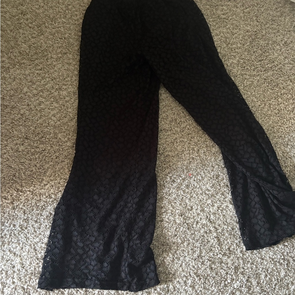 Black Lace Pants